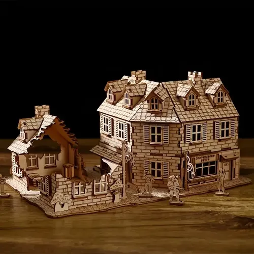 Bauen Sie Ihr eigenes Kriegsgebiet 1942: 3D-Holzpuzzle-Modellkits-perfektes Brain teaser &