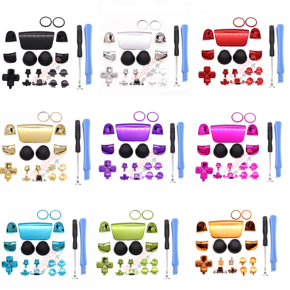 Ersatz DIY-Taste für PS5-Controller Daumens tifte Analog griff Kugel knöpfe Reparatur sätze für PS5-Zubehör mit Werkzeug Image