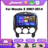 Jansite für mazda 2 mazda2 2012-2015 2din android 12 autoradio multimedia video player carplay 4g