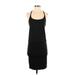 Athleta Cocktail Dress - Mini Halter Sleeveless: Black Solid Dresses - Women's Size 2X-Small
