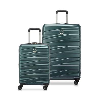 Cannes 2 Piece Hardside luggage Set - Green - Delsey Luggage