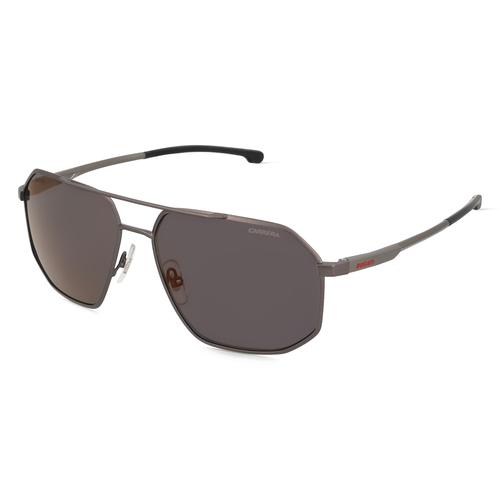 Carrera CARDUC 037/S Herren-Sonnenbrille Vollrand Eckig Metall-Gestell, grau