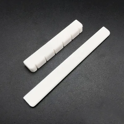 6 String Bone Classical Guitar Bridge Saddle And Nut White Bone Bridge Replacement Parts 80mm 52mm Real Bone Guitar Nut Saddle
