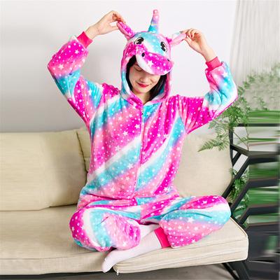 Kid's Adults' Animal Nightwear Onesie Costume Unicorn Onesie Pajamas Kigurumi Pajamas Funny Costume For Men and Women Boys and Girls Christmas Carnival Cartoon