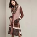 Anthropologie Jackets & Coats | Angel Of The North Fur Toggle Duster Sweater Coat | Color: Brown/Red | Size: L