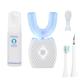 Ultrasonic Toothbrush, ADURI Automatic Toothbrush, Sonic Teeth Whitening Toothbrush with Timer, 360° Ultrasonic Electric Toothbrush for Adults, Wireless Charging - White