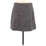 Ann Taylor LOFT Casual Skirt: Purple Jacquard Bottoms - Women's Size 14