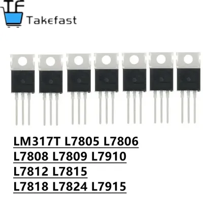Neue 10pcs lm317t l7805 l7806 l7808 l7809 l7910 l7812 l7815 l7818 l7824 neuer und originaler ic Image