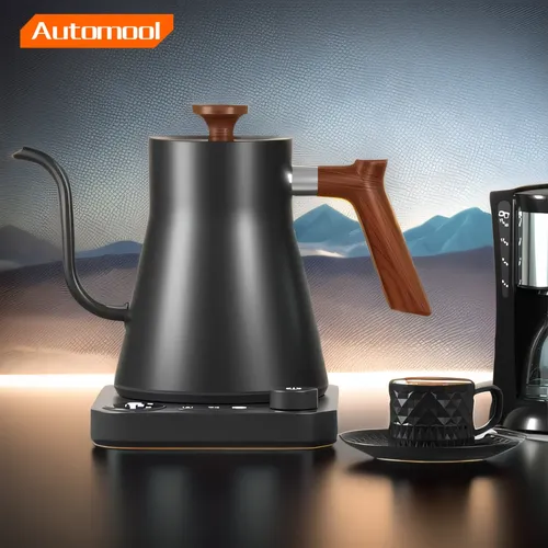 Neuer elektrischer Wasserkocher kleiner tragbarer Reise kettl Kaffee Schwanenhals elektrischer