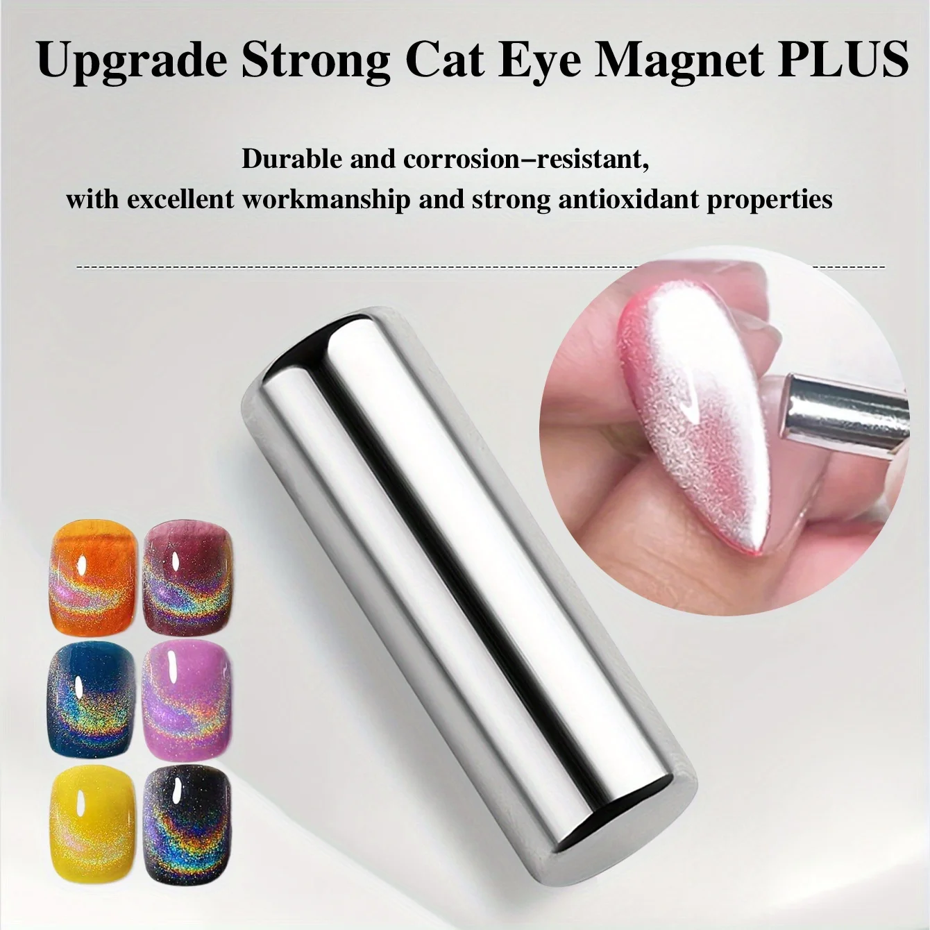3x0,7 cm Runde Nail art Cat Eye Gel Magnetische Stift für Gel Polnisch 3D Cat Eye Nägel Malerei starke Magnet Stick Maniküre DIY Werkzeuge Image