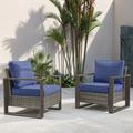 Latitude Run® Nuckols Outdoor Lounge Chair Wicker/Rattan | 34.5 H x 29 W x 29.5 D in | Wayfair BC7747705E7944CCA6742C9CCE93FD47