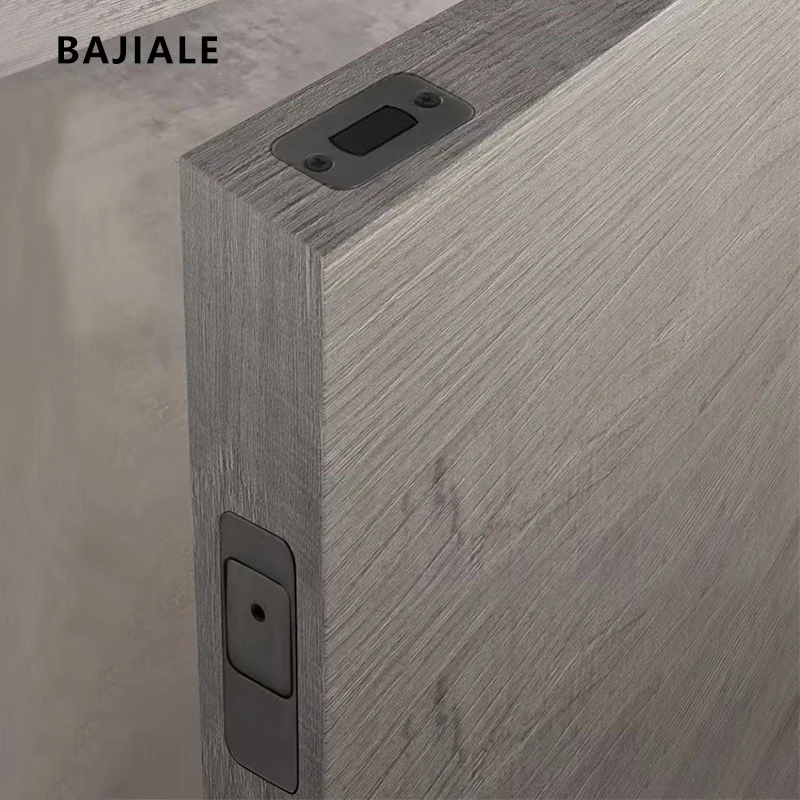 Unsichtbare magnetische versteckte Verriegelung Holztür Diebstahls icherung Tür verdeckte versteckte Verriegelung Doppeltür Mutter tür stille Tür verriegelung