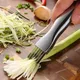 Couteau en acier inoxydable pour légumes et échalotes coupe-légumes râpe alimentaire hachoir