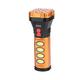 1PC Waterproof USB Charging 9 LED Flashlight With Built-in Battery Solar Torch With Side Light Multi-functional Handheld Lamp For Outdoor Camping Fishing