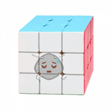 Regret Lost Head Expression Magic Cube Puzzle 3x3 Toy Game Play