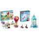 LEGO Disney Prinzessinnen auf magischer Reise Spielzeug mit Cinderella, Jasmine & Disney Princess Annas und Elsas magisches Karussell, Die Eiskönigin Spielzeug