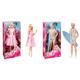 Barbie Puppe, The Movie doll, in rosa weissem Kleid und Gänseblümchen Halskette & The Movie - Puppe Filme Fans, Ken-Puppe, Sammelpuppe im Surfbrett und Turnschuhen