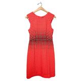 J. Crew Dresses | J. Crew Abstract Polka Dot Sleeveless Sheath Mini Dress Red Black 4 | Color: Black/Red | Size: 4