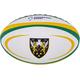 Northampton Saints Replica Rugby Ball - White/Green - size 4
