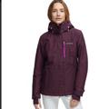 Columbia Jackets & Coats | Columbia Alpine Action Omni-Heat Hooded Jacket Women’s Black Cherry S | Color: Purple | Size: S