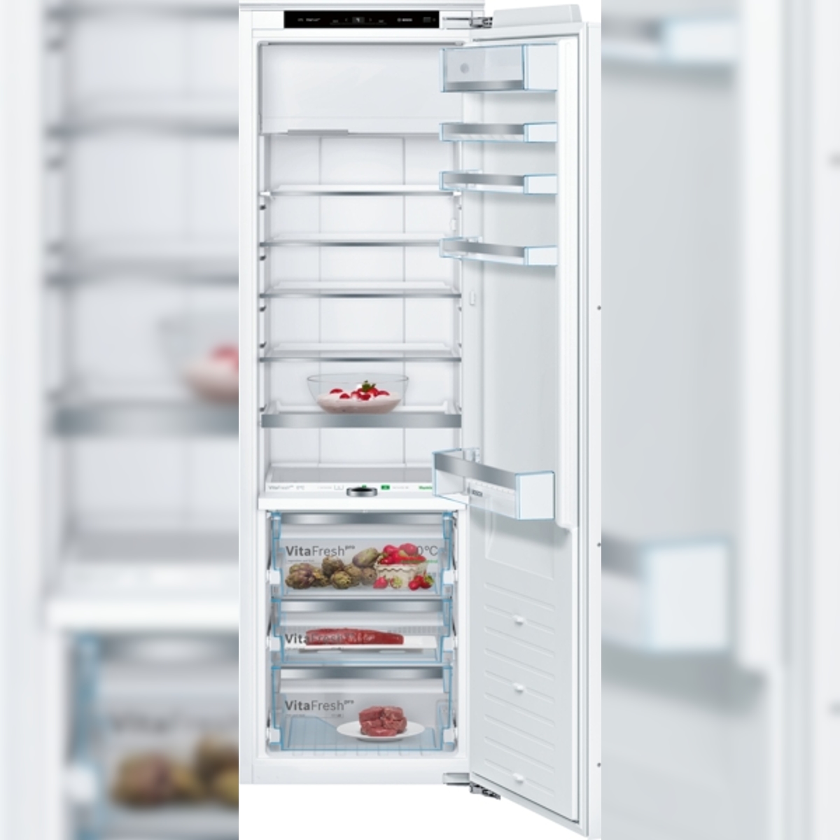 Bosch Serie 8 KIF82PFE0 Einbau-Kühlschrank mit Gefrierfach, 177.5 x 56 cm, Flachscharnier Image