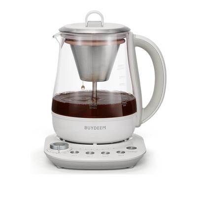 BUYDEEM 1.5L Electric Kettle for Coffee and Tea Brewer with 4 Temperature Settings,8 Hours Keep Warm - N/A
