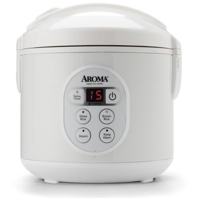 Aroma Housewares 8-Cup (Cooked) Digital Rice Cooker and Food Steamer ARC-914D Refurbished