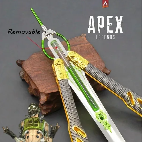 Apex Spiel Waffe Anime rund 21cm Power Kid Erbstück Schmetterling Messer Wurfmesser fluor zierende