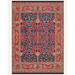 Red 91 x 63 x 0.32 in Area Rug - Bungalow Rose Guindazola Cotton Area Rug Cotton | 91 H x 63 W x 0.32 D in | Wayfair