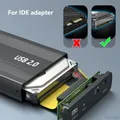 Custodia per disco rigido IDE per HDD IDE da 3,5 2,5 pollici SSD da USB a IDE HD Custodia per disco