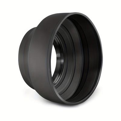 Collapsible Rubber Lens Hood 49/52/55/58/62/67/72/77mm For Dslr Camera Lens With Filter Thread