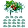 Relaxdays - Erdbeerreifer, 20er Set, Schneckenschutz Erdbeeren, Kunststoff, Erdbeergitter gegen