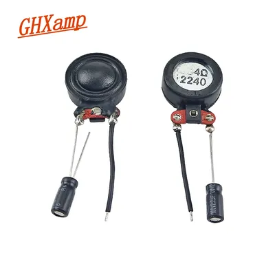 GHXAMP 22mm Silk Film Dome Tweeter 4ohm 10W Speaker Inline Magnetic Factory Intelligent Audio 2PCS