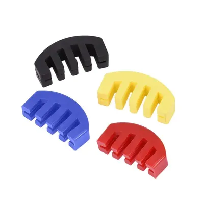 Violin Mute Part Rubber Violin Mute Silencer for 4/4 3/4 1/2 Violino Practice Accessories Colorful