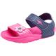 Sandale KANGAROOS "KangaSwim II" Gr. 31, blau (navy, pink) Schuhe