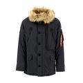 Winterjacke ALPHA INDUSTRIES "ALPHA Men - Parka & Winter Jackets Polar Jacket" Gr. 4 XL, schwarz (black) Herren Jacken Übergangsjacken