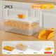 Ice Cube Tray with Pressing Feature - Food-Grade Mold for Freezing, Ideal for Refrigerators, Homemade Ice Making Storage Box