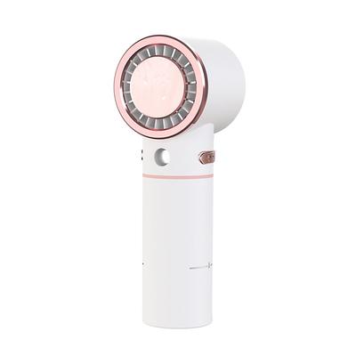 Semiconductor refrigeration turbine with high wind power and long endurance handheld fan with ice pack and water replenishment portable USB charging small fan