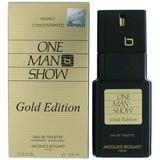 One Man Show Gold Edition by Jacques Bogart 3.3 oz Eau De Toilette Spray for Men
