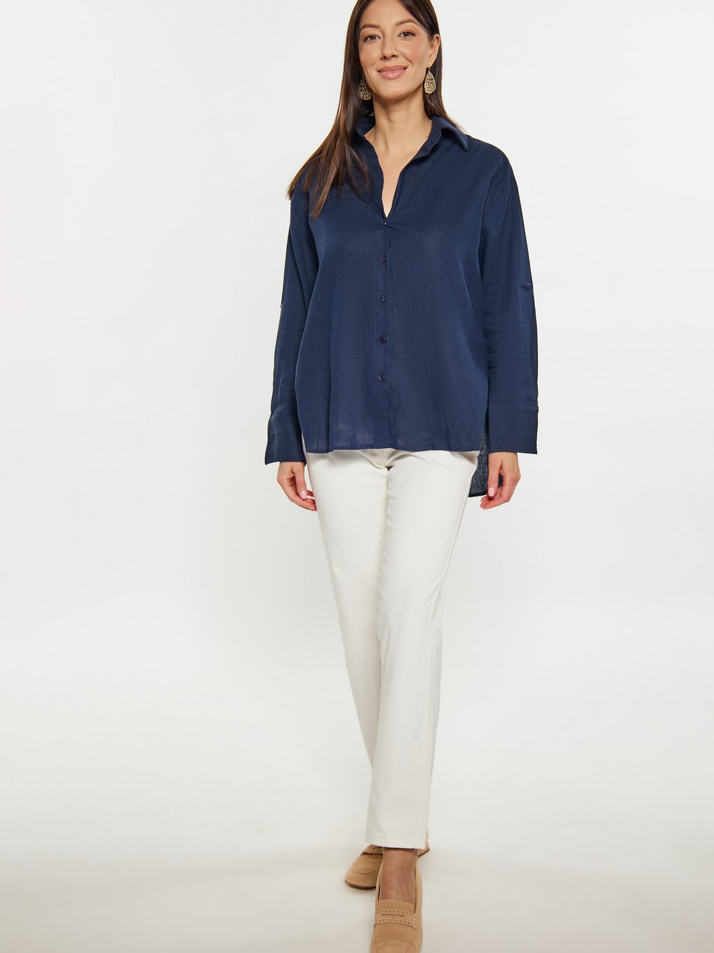Usha Hemd Damen marine, XL Image