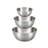 GHYJPAJK 17-25Cm Stainless Steel Salad Bowls Set Baking Prep Mixing Cooking Bowlâœ¨w