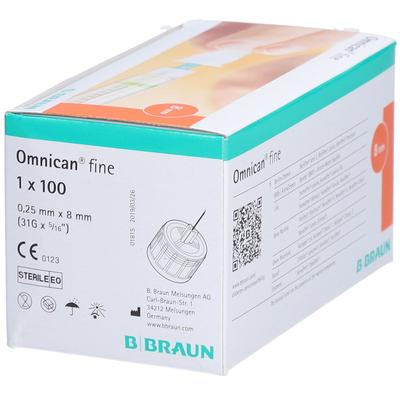 Omnican fine Pen Kanüle 31 G 0,25x8 mm 100 St Image