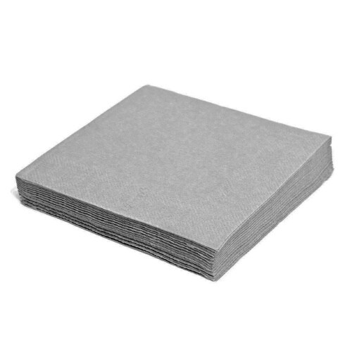 2000 Servietten PAP 2-lagig grau 24 x 24 cm Image