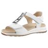 Sandalette ARA "OSAKA-S", Damen, Gr. 38, weiß, Glattleder, unifarben, sportlich, Schuhe, Sommerschuh, Sandale, Keilabsatz, in Komfortweite H (sehr weit)