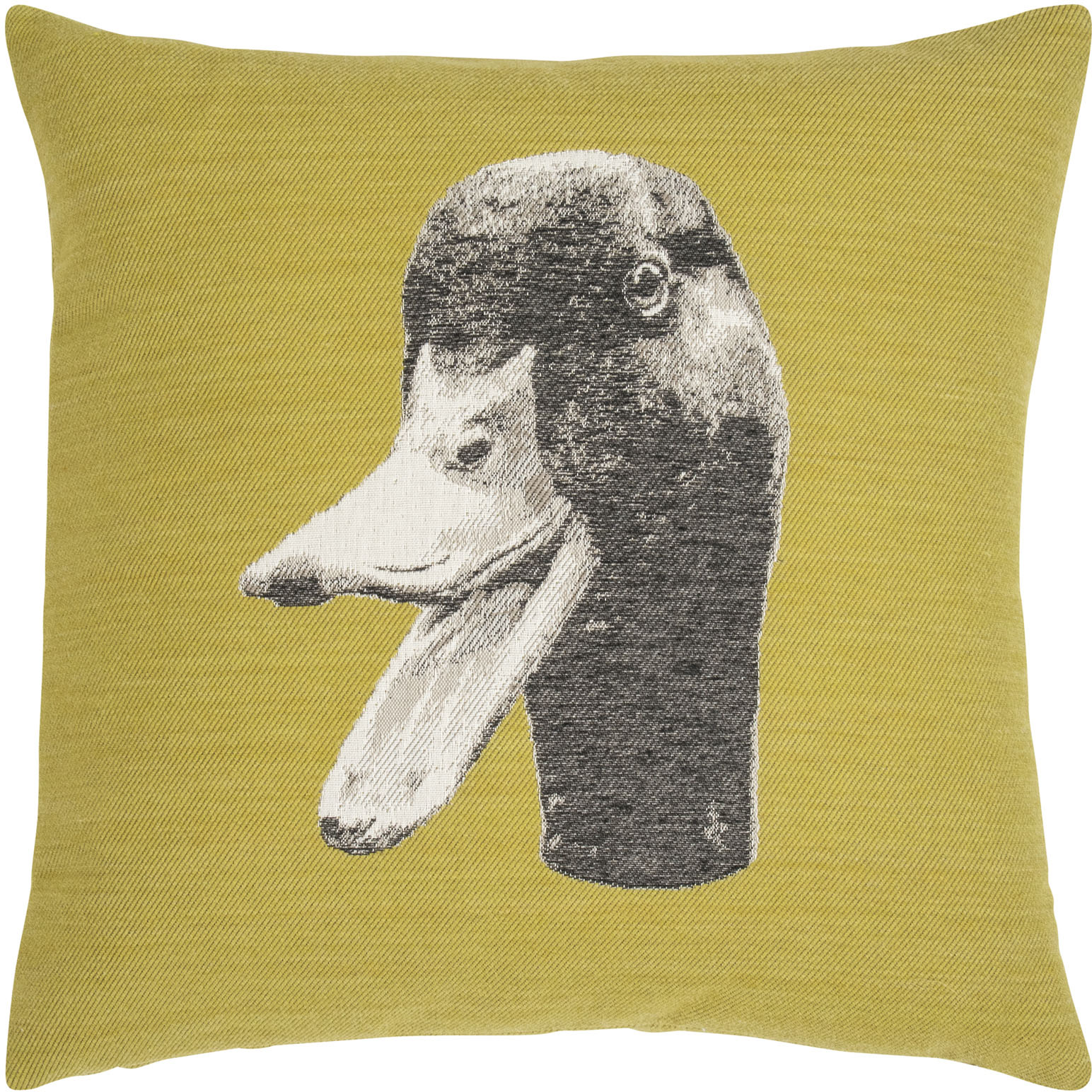 Dekokissen PAD "Moo", grün (light grün), B:45 L:45, Baumwolle, Dekokissen_Sitzkissen_Kissenhüllen, Made in Europe, Kissenhülle ohne Füllung, 1 Stück Image