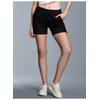 Bermudas TRIGEMA "TRIGEMA Shorts mit praktischen Taschen", Damen, Gr. XL, US-Größen, schwarz, 70% Baumwolle, 30% Polyester, Basic, Hosen
