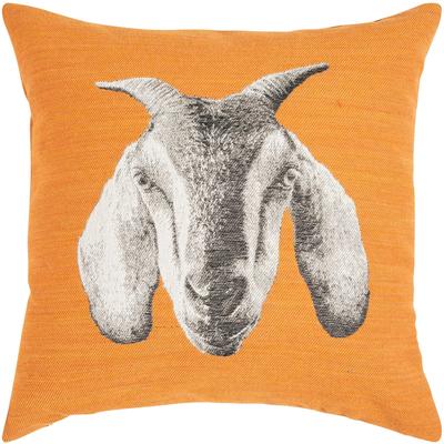 Dekokissen PAD "Moo", orange, B:45cm L:45cm, Baumwolle, Dekokissen_Sitzkissen_Kissenhüllen, Made in Europe, Kissenhülle ohne Füllung, 1 Stück Image
