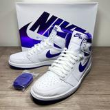 Nike Shoes | Air Jordan 1 Retro High Og White Court Purple Cd0461-151 Women’s Size 10.5 Clean | Color: Purple/White | Size: 10.5