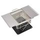 QWLEYCHN Stainless Steel BBQ Grill Folding BBQ Grill Portable Charcoal Barbecue Grill Outdoor Camping Stove Travel Picnic Stove