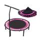 Exercise Trampoline Foldable Exercise Trampoline, Rebounder for Adults Kids Fitness with Adjustable Handle Bar, Max Load 800Lbs Fitness Trampoline (Style1)
